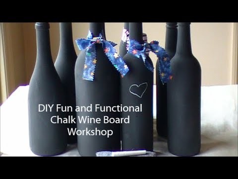 DIY Fun and Functional Chalk Wine Board
