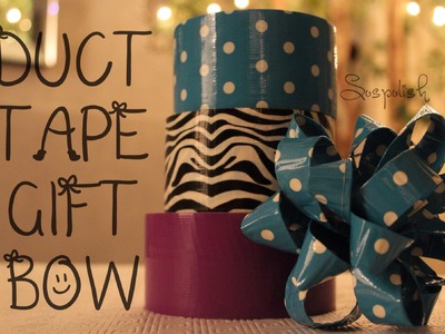 DIY: Holiday Duct Tape Gift Bow