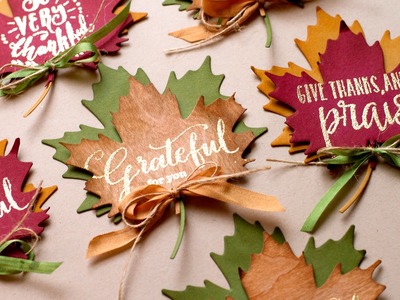 Double Die Cutting (Thanksgiving Place Settings with MISTI)