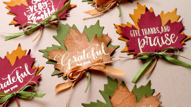 Double Die Cutting (Thanksgiving Place Settings with MISTI)