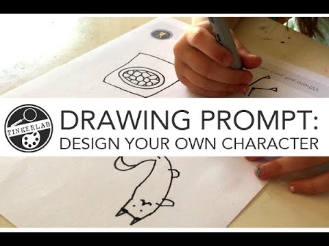 Drawing Prompts for Kids: Draw Your Own Character