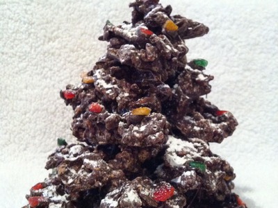 Edible Chocolate Christmas Tree