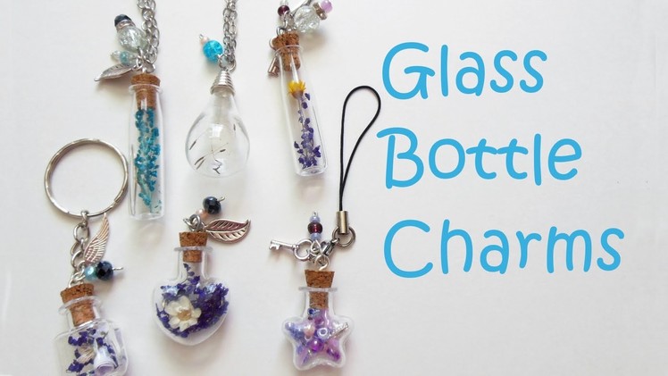 Glass Bottle Charms