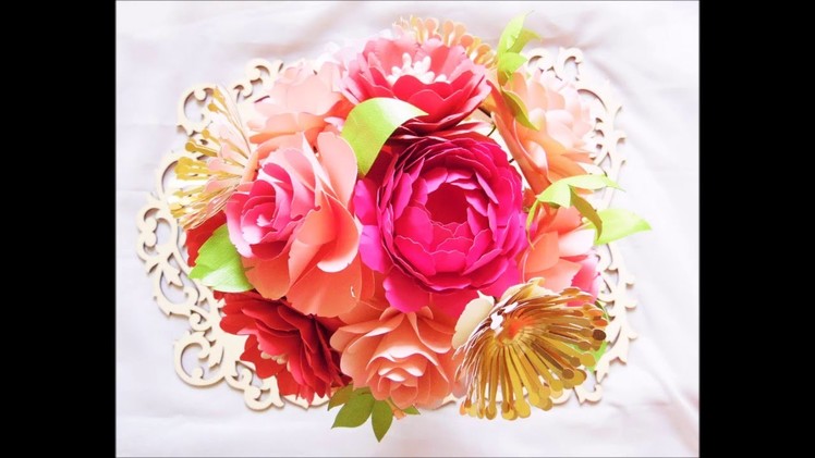How to build a paper flower bouquet- Part 2