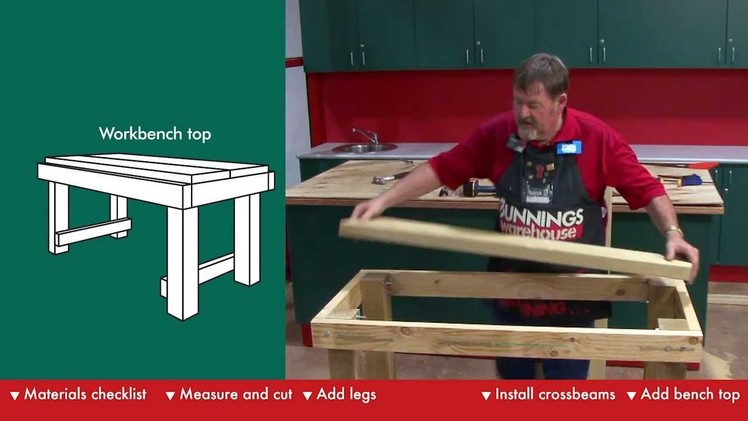 How To Build A Workbench - DIY At Bunnings