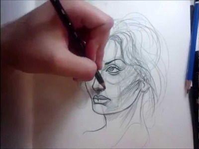 How to draw a female face By thebrokenpuppet