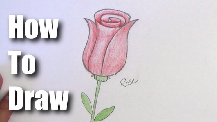How To Draw A Rose - Easy Step by Step For Beginners