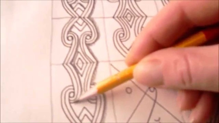 How to draw tanglepattern Beloved