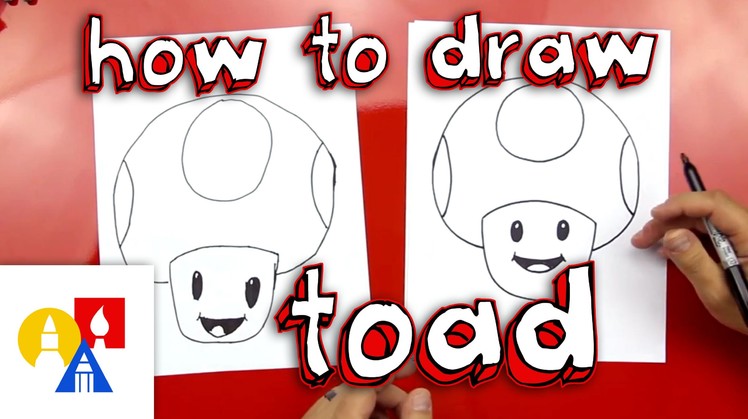 How To Draw Toad From Mario