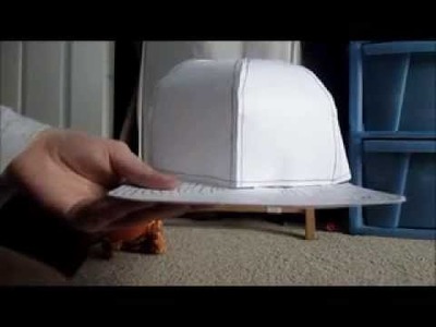 How to make a flat brimmed hat out of paper!
