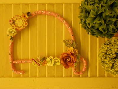 How to Make Recycle Pretty Letter for Room and Wedding Decoration from Newspaper