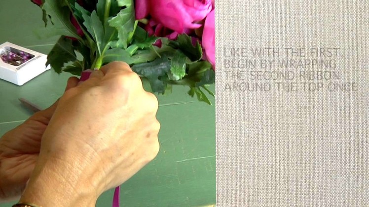 How to Wrap a Bouquet Part I