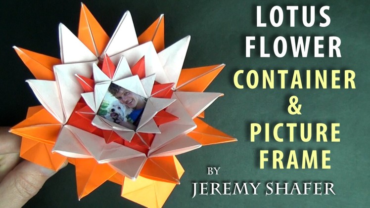 Lotus Flower Container & Picture Frame