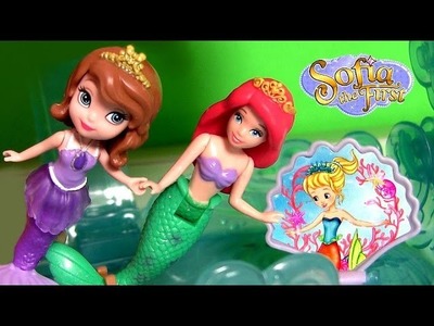 Mermaid Sofia the First Sea Palace 2-in-1 Floating Playset Her First Vacation Underwater Bath Toys