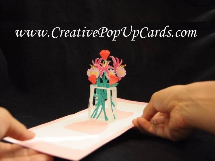 Mother's Day Pop Up Card: Flower Bouquet