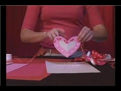 Paper Heart Garland : Paper Heart Garland: Add Glitter