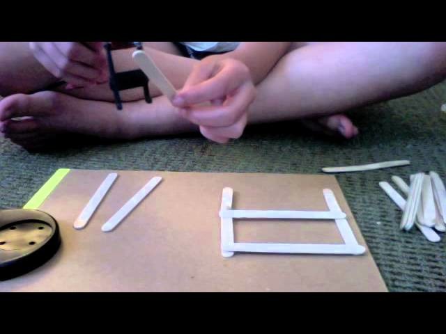 Popsicle Stick Breyr Fencing- How To!
