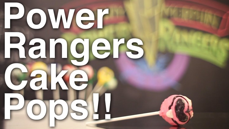 Power Rangers POP ROCKS Cake Pops!!