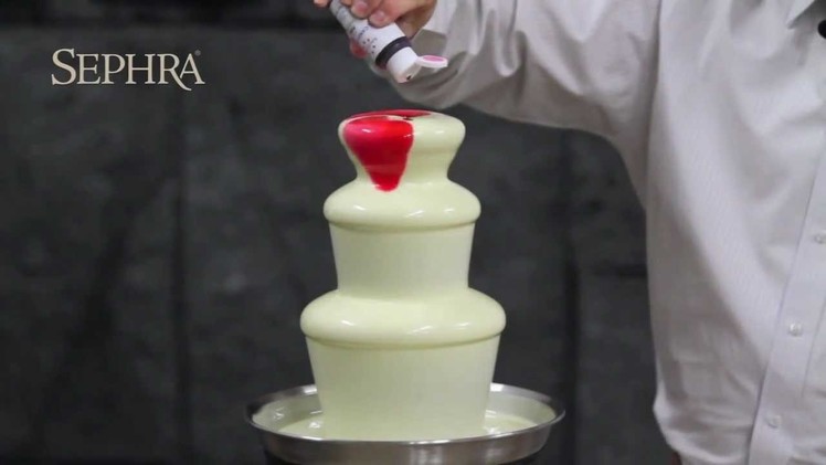 Sephra - How to Add Color to Your Chocolate Fountain
