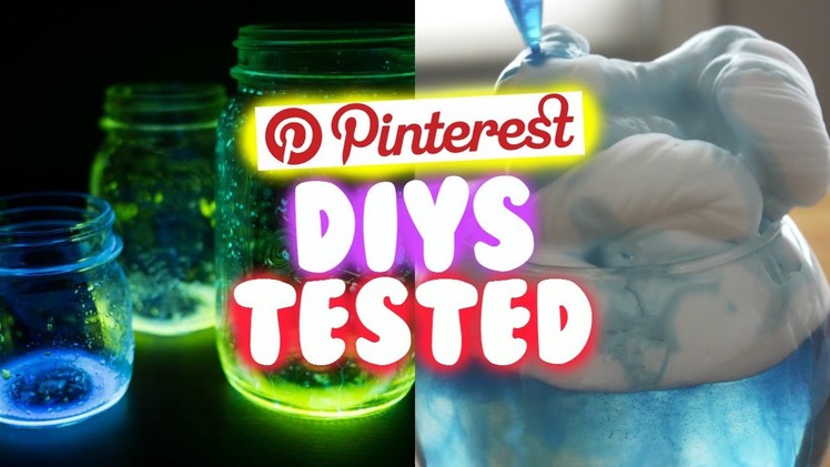 Testing Pinterest DIYs