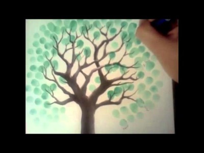 Thumbprint Tree Guest Book - by MyWeddingTree