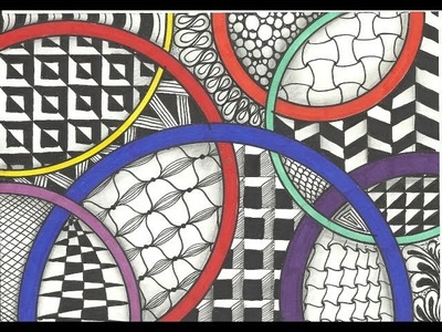 Zentangle Inspired Art - Circles