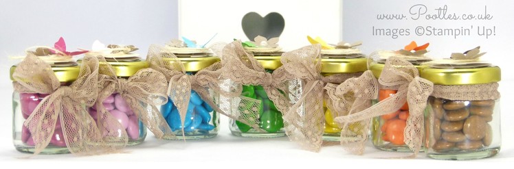 Adorable Sweetie Jar Favours using Stampin' Up! Supplies