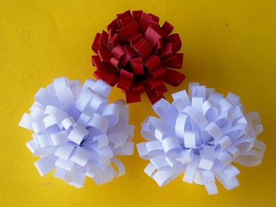 Awesome Swirly Paper Flowers Cutting by SrujanaTV