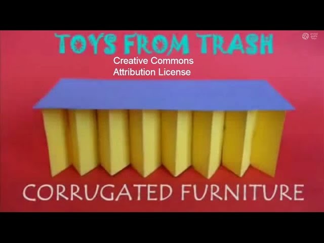 Corrugated Furniture | Bhojpuri | Structures with Cardboard Cartons