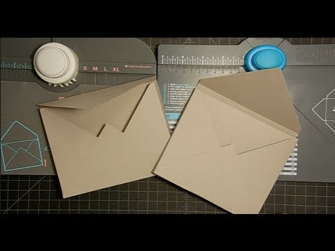 Dimensional Envelopes made with both WRMK Envelope Punch Boards