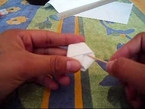 How to make a simple paper star (Lucky star)