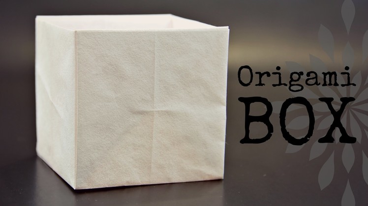 How to make an origami Heart Box (Bottom)