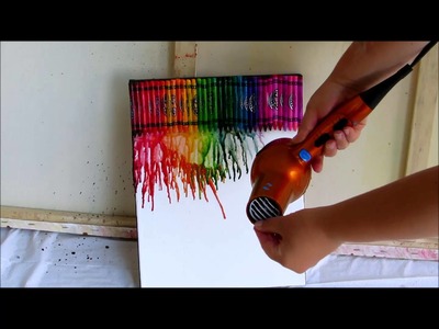 How to make Melted Crayon Art