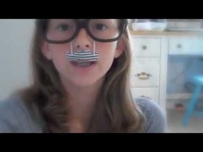 How to make your own Mustache Glasses
