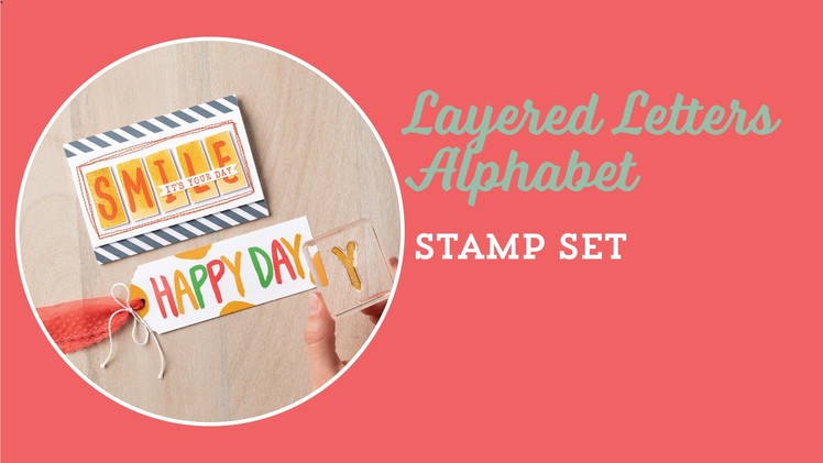 Layered Letters Alphabet Stamp Set by Stampin’ Up!