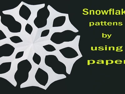 Make paper snowflakes