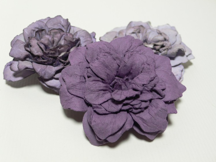 Ophelia Crafts; How to Make Coloured Roses