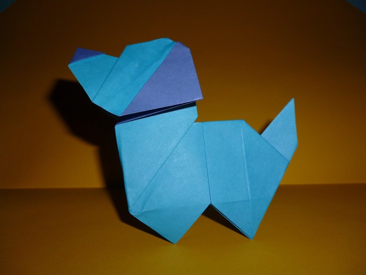 Origami puppy dog Instructions (Edwin Corrie)