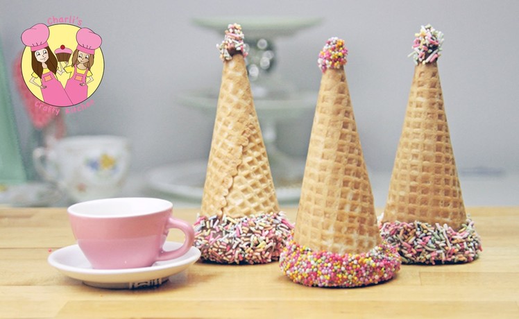 PRINCESS PARTY HAT tutorial - how to make a tasty chocolate treat for your lolly or candy bar