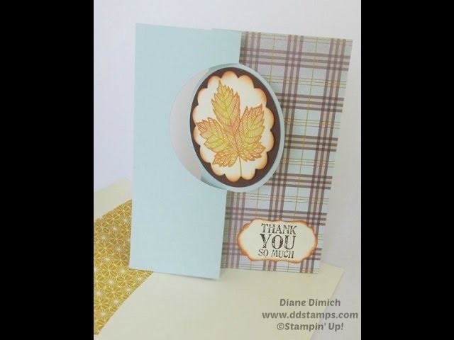 Quick And Easy Greeting Card Using The Stampin' Up! Thinlits