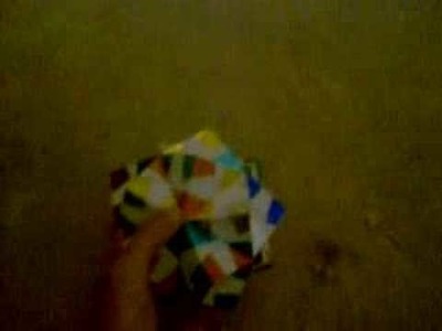 Shiny Paper Sonobe Small Triambic Icosahedron Variation (Modular Origami)