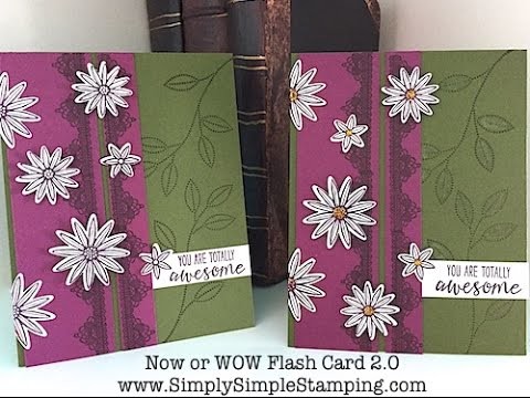 Simply Simple Now or WOW Flash Card 2.0 - Grateful Bunch Card by Connie Stewart