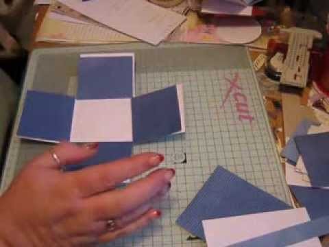 Small Exploding Box Tutorial re:Card Making Tips on Face Book - Part 1
