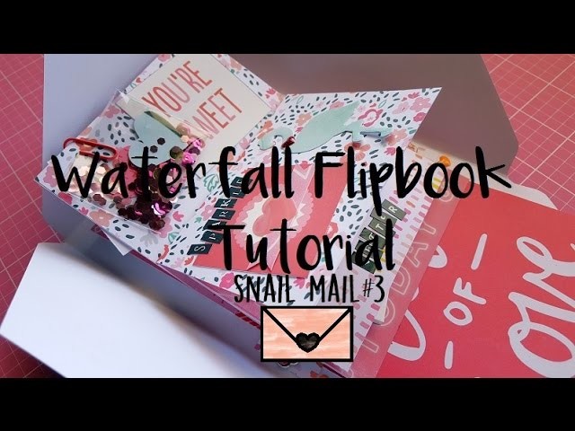 Snail Mail.Penpal Flip Book Tutorial #3. Waterfall style