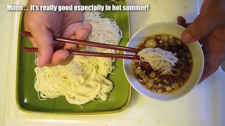 Somen Recipe - Easy Japanese Cooking, the most popular noodle in Japan in hot summer!