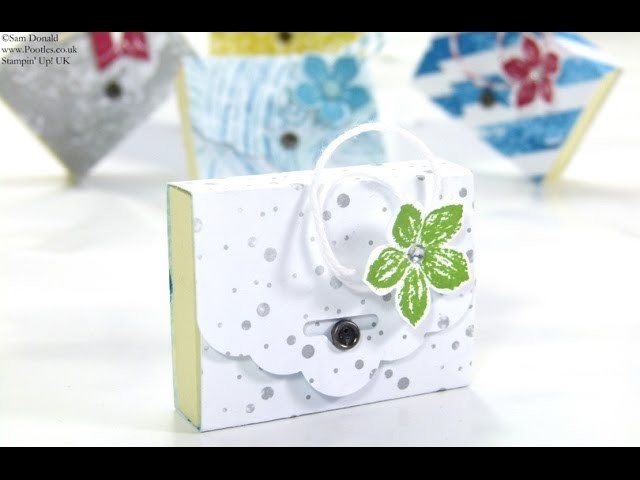 SPRINGWATCH Tag Topper Mini Post Its Tutorial by Stampin' Up! UK Independent Demonstrator Pootles