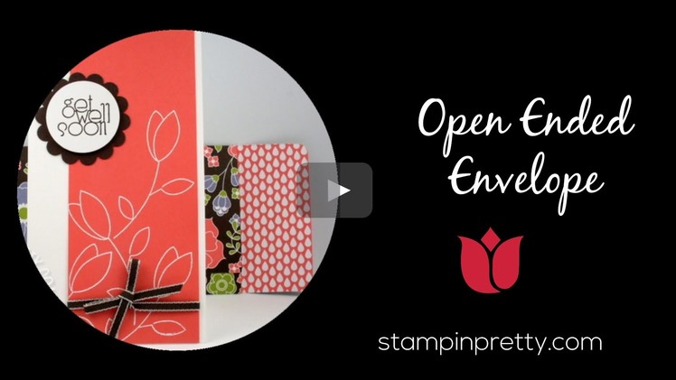 Stampin' Up! Tutorial: How to Create an Open-Ended Envelope