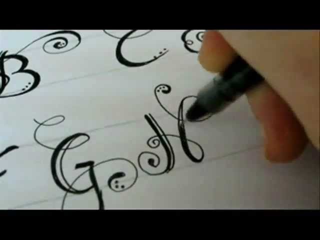 The Missing Fancy Swirled Letter