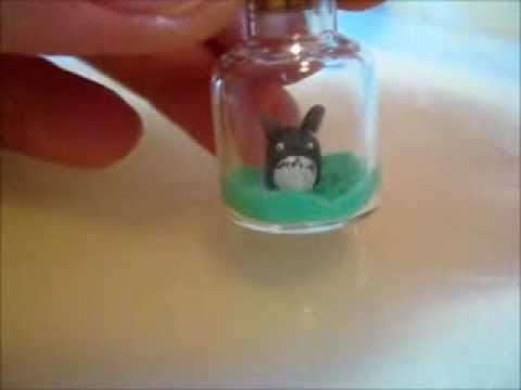 Totoro Glass Bottle Charm