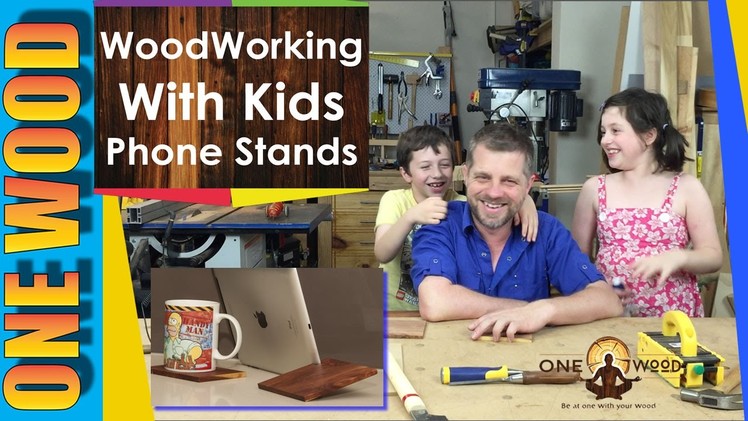 Woodworking projects for kids | Make a Phone or Tablet Stand from Mulga Wood
